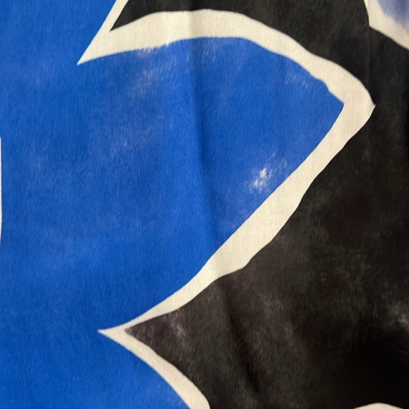 Open back printed midi dress worn once this dress has color variations - Picture 6 of 6